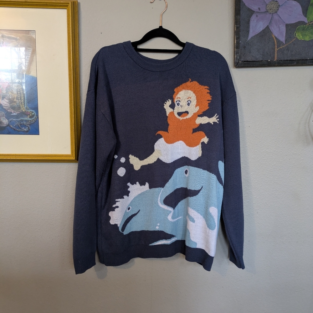 Ponyo Studio Ghibli Sweater Medium